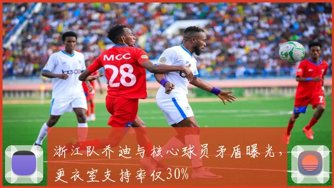 浙江队乔迪与核心球员矛盾曝光，更衣室支持率仅30%